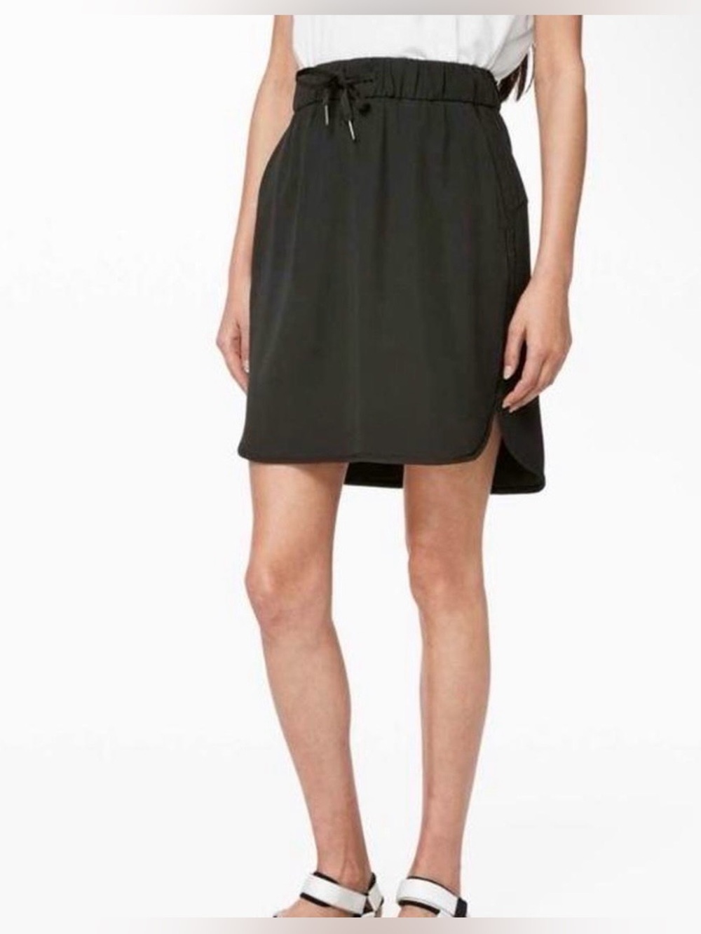 lululemon athletica Black Athletic Skirt with Logo